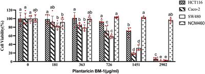 Plantaricin BM-1 decreases viability of SW480 human colorectal cancer cells by inducing caspase-dependent apoptosis